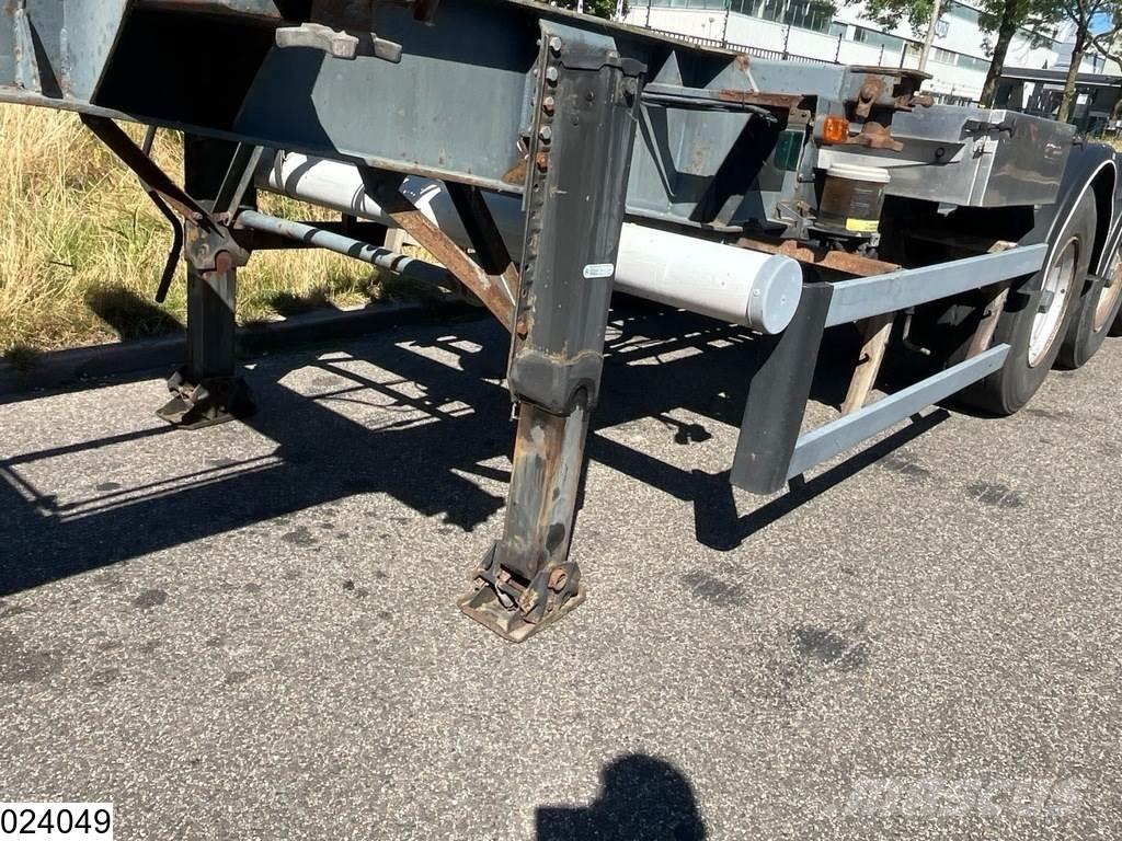 Burg Container 10, 20, 30, FT container transport. Semi-trailer med containerramme