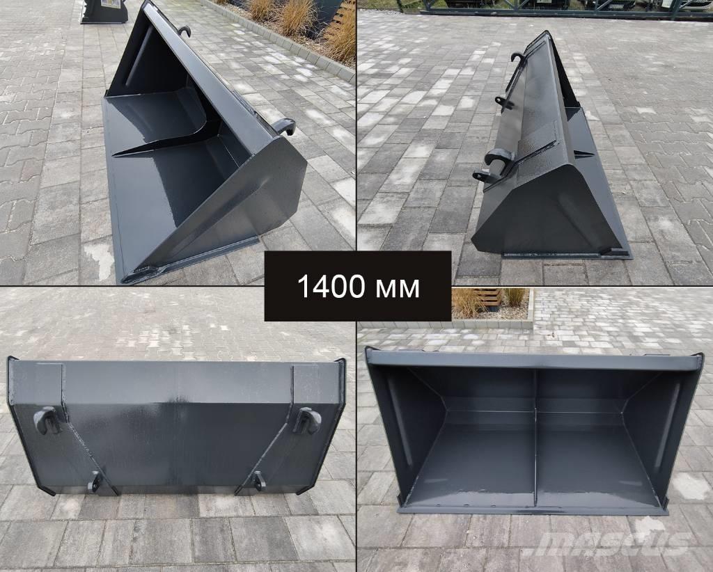 Metal-Technik Universal Bucket / Godet / Erdschaufel 1,4m - 2,4m Tilbehør til frontlæsser