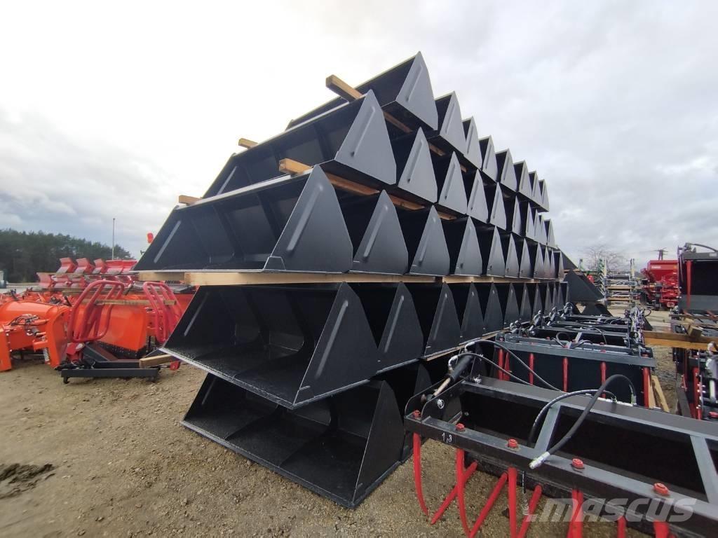 Metal-Technik Universal Bucket / Godet / Erdschaufel 1,4m - 2,4m Tilbehør til frontlæsser