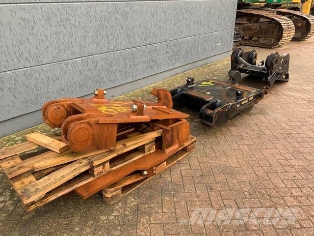 Klepp mek Cat 374, KM4, New quickcoupler and plates Hurtigkoblere