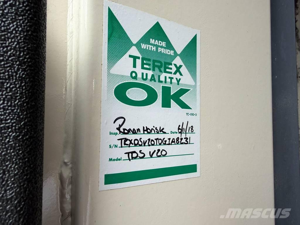 Terex Ecotec TDS V20 shredder Mobile knusere