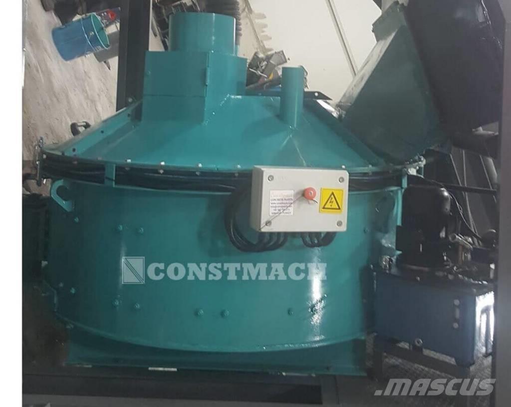 Constmach Pan Type Concrete Mixer (Concrete Mixers) Beton / mørtelblandere