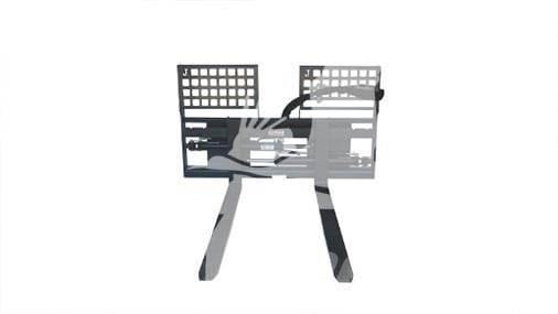 Jenkins HYDRAULIC SLIDING 6' CARRIAGE, 4' PALLET FORK Klemmer