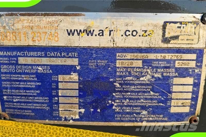 Afrit 2020 Afrit 40m3 Side Tipper Andre anhængere