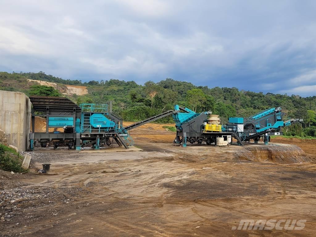 Constmach 250-300 TPH Mobile Jaw Crusher Plant Mobile knusere