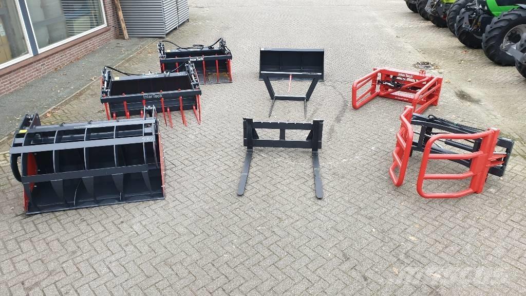 Inter-Tech Grondbak, Mestgreep, Pelikaanbak, Ronde, Vierkante Tilbehør til frontlæsser