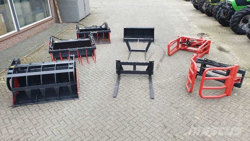 Inter-Tech Grondbak, Mestgreep, Pelikaanbak, Ronde, Vierkante Tilbehør til frontlæsser