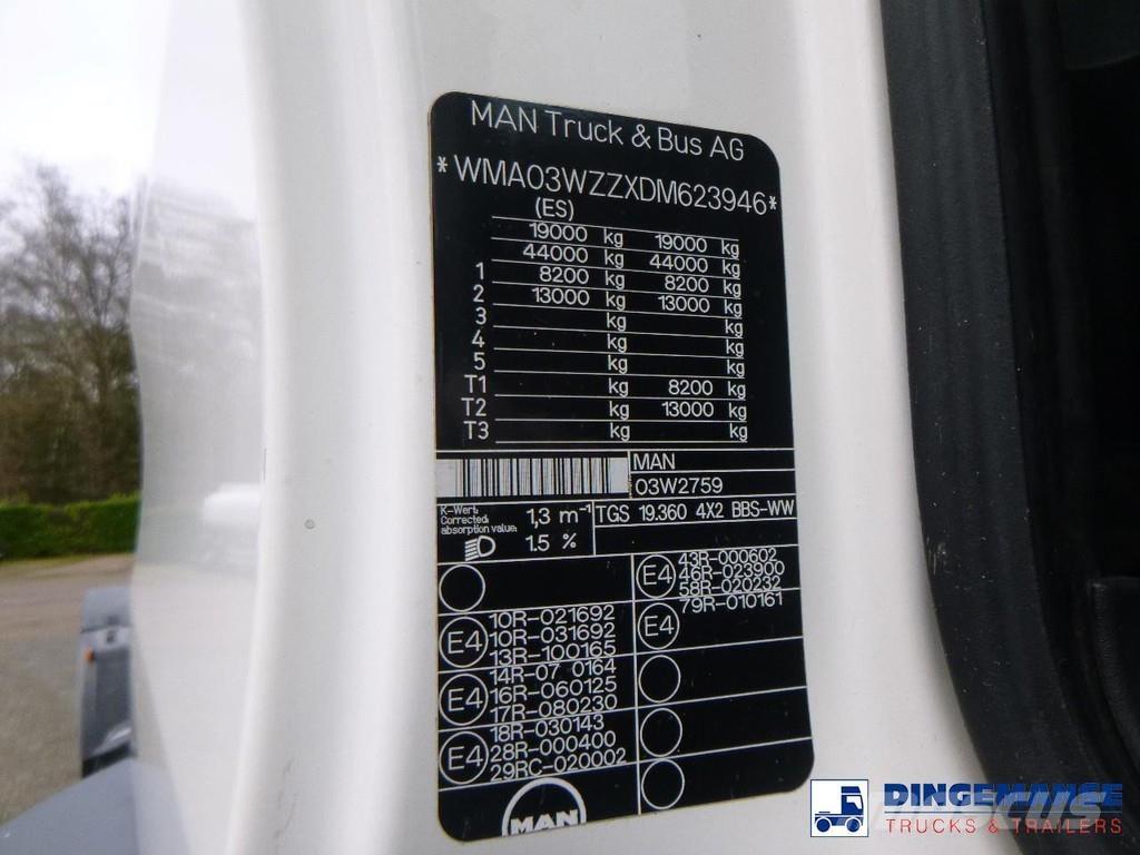 MAN TGS 19.360 4X2 BBS manual Euro 2 chassis + PTO Chassis