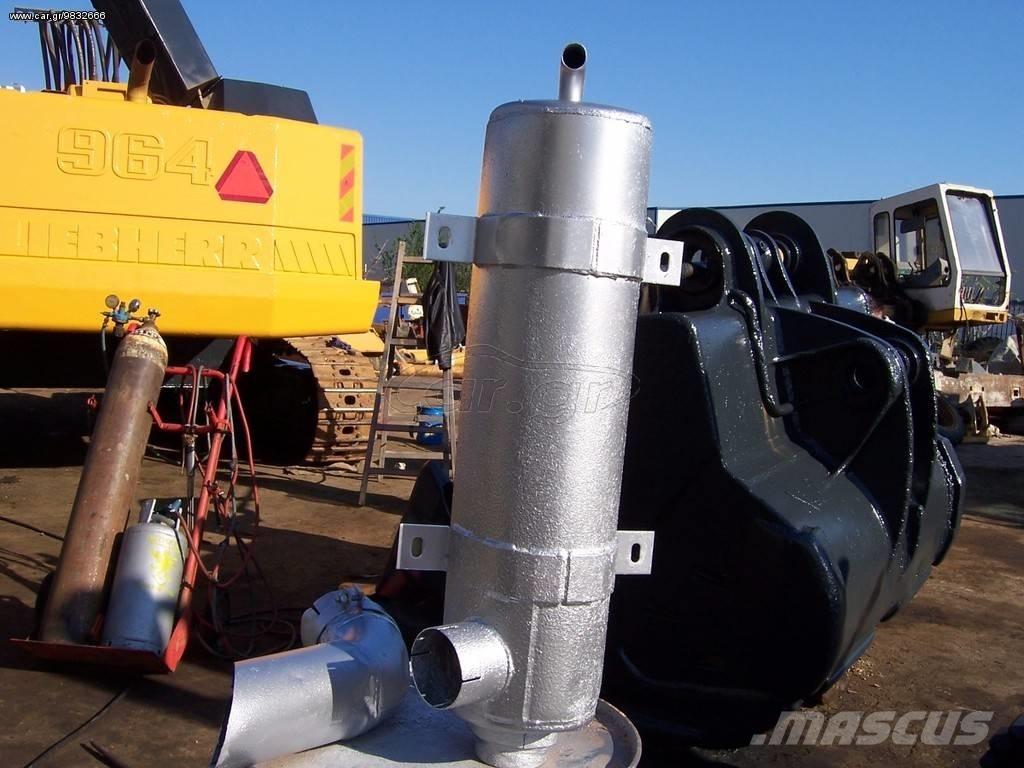 exhaust pipe LIEBHERR R 964 Εξάτμιση Liebherr 964 Chassis og suspension