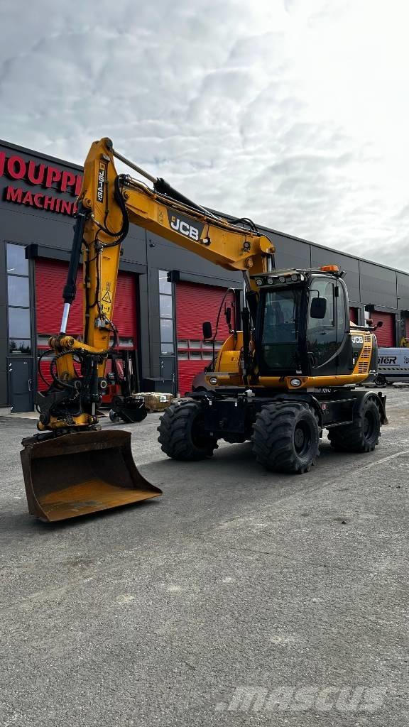 JCB JS 145 W/ Engcon, Kauha, Rasvari, Lämmitin! Gravemaskiner på hjul