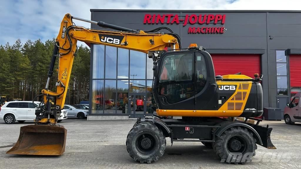 JCB JS 145 W/ Engcon, Kauha, Rasvari, Lämmitin! Gravemaskiner på hjul