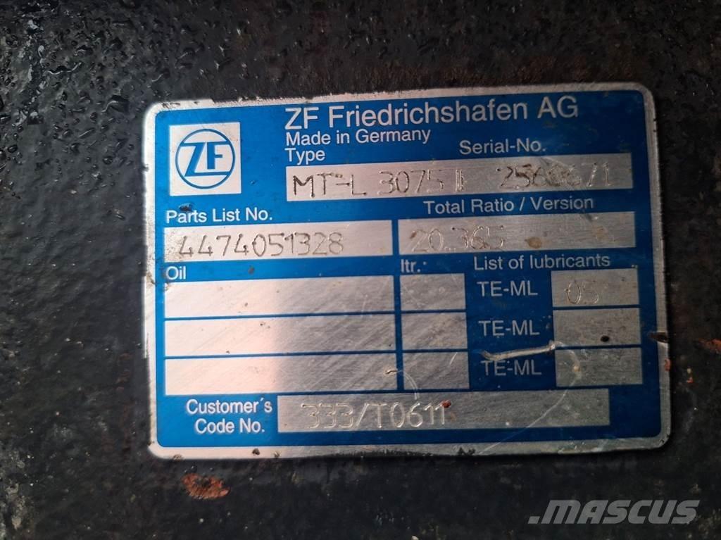 JCB 333/T0611-ZF MT-L3075II-4474051328-Axle/Achse/As Aksler