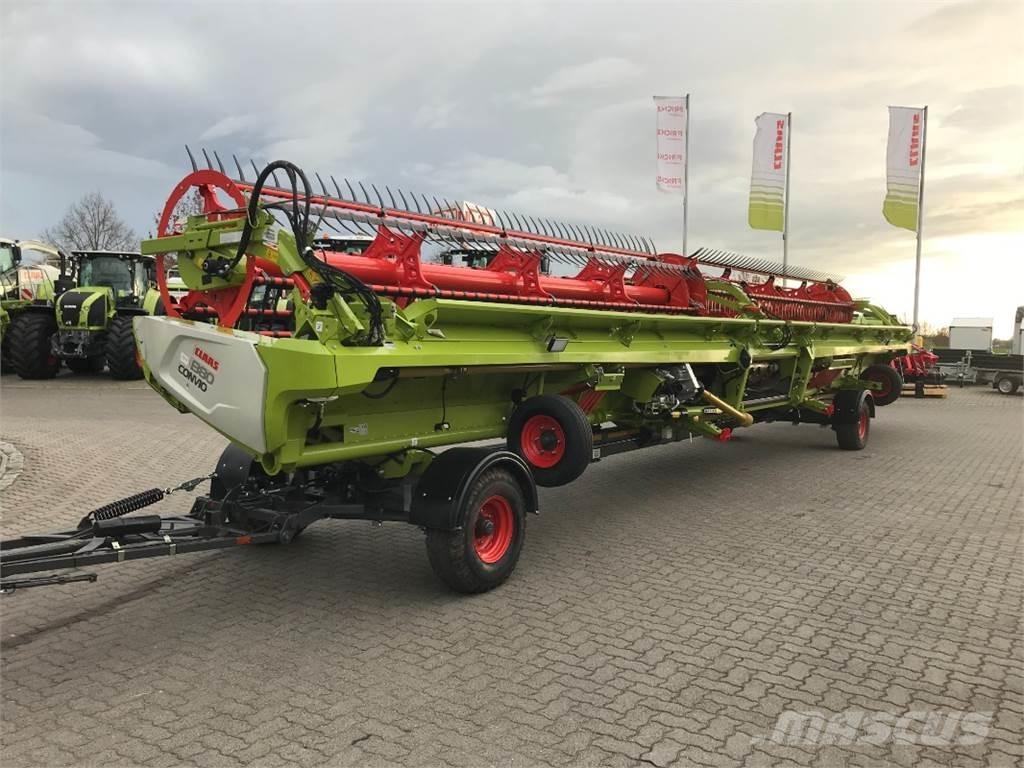 CLAAS Convio 1380 *mit Transportwagen Skæreborde