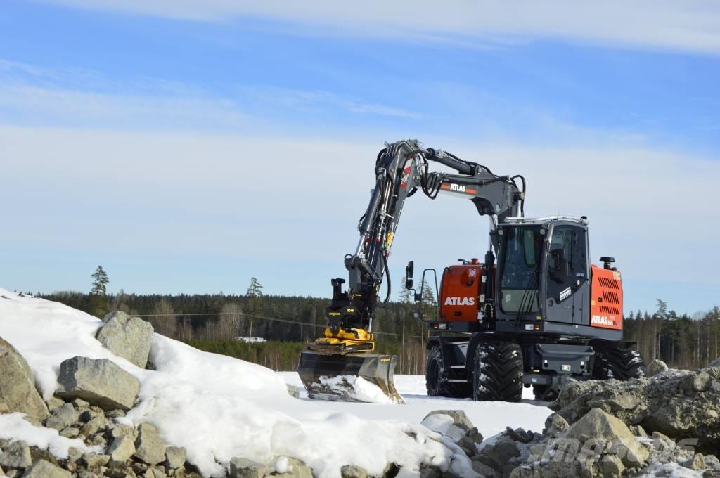 Atlas 165 WSR New Cab Gravemaskiner på hjul