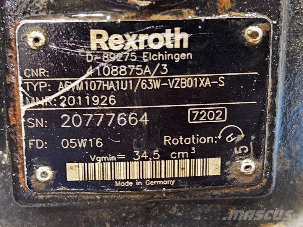 Ahlmann AZ90TELE-A6VM107-4108875A/3-R902011926-Drive motor Hydraulik