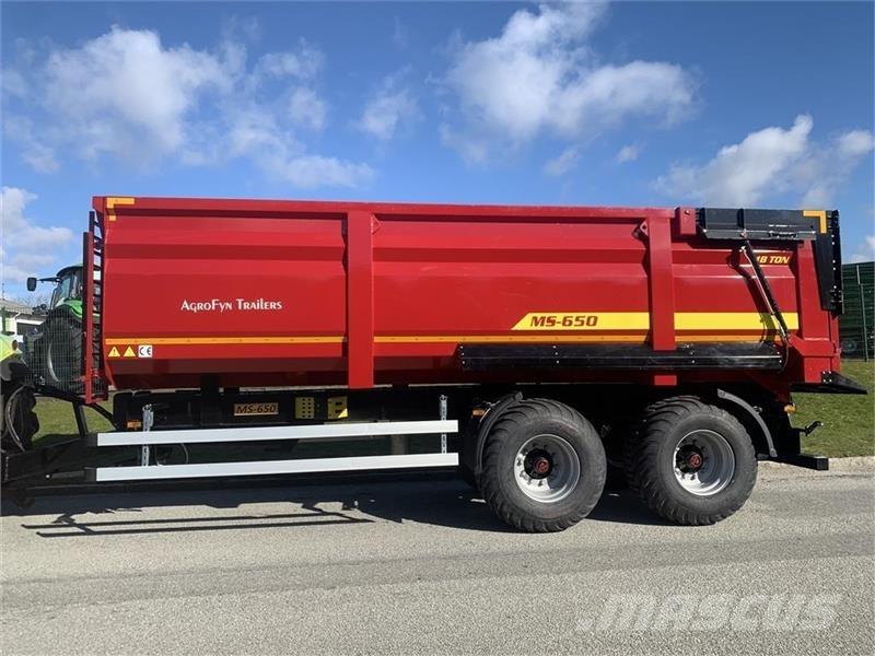 Agrofyn Trailers 18 tons bagtipvogn Tipvogne
