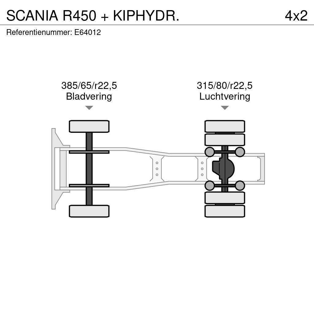Scania R450 + KIPHYDR. Trækkere