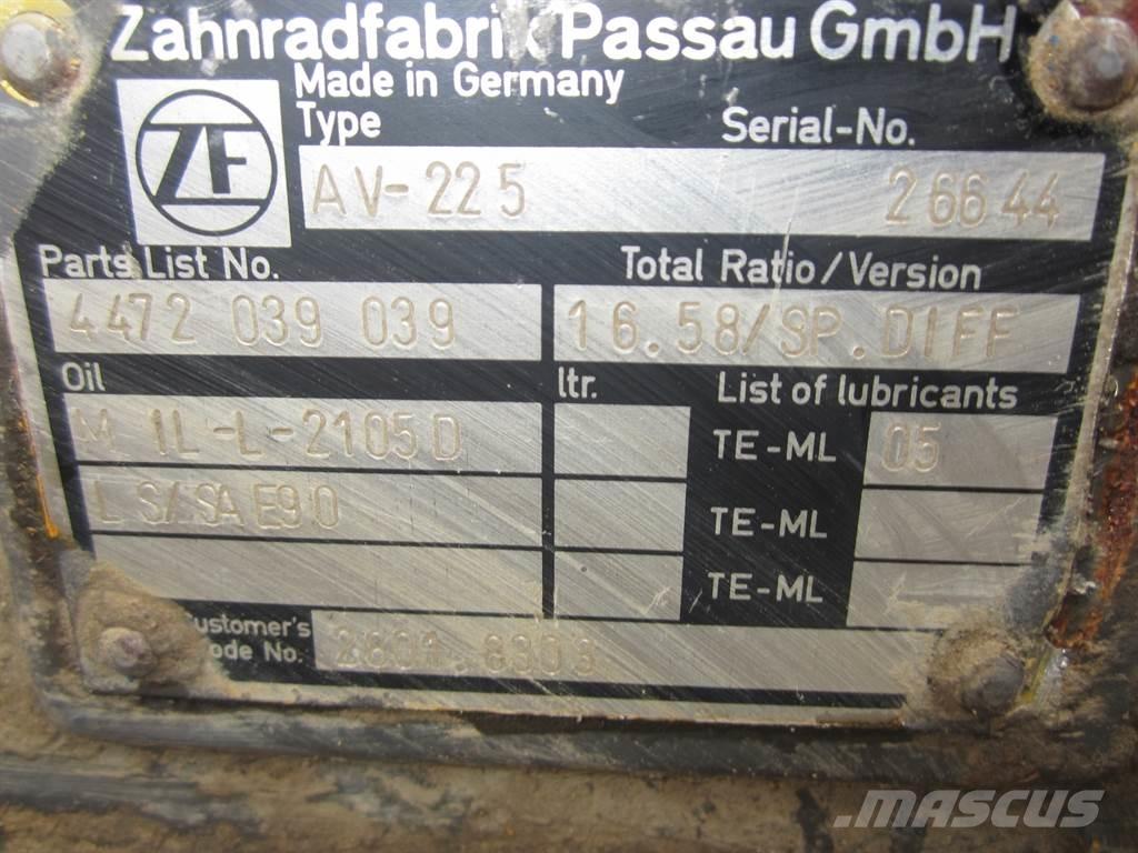 ZF AV-225 - Axle/Achse/As Aksler