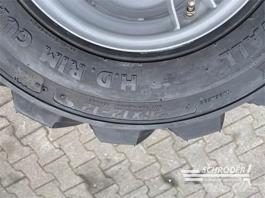 Schäffer KOMPLETTRÄDER 26X12.00-12 SKD Tvillinghjul