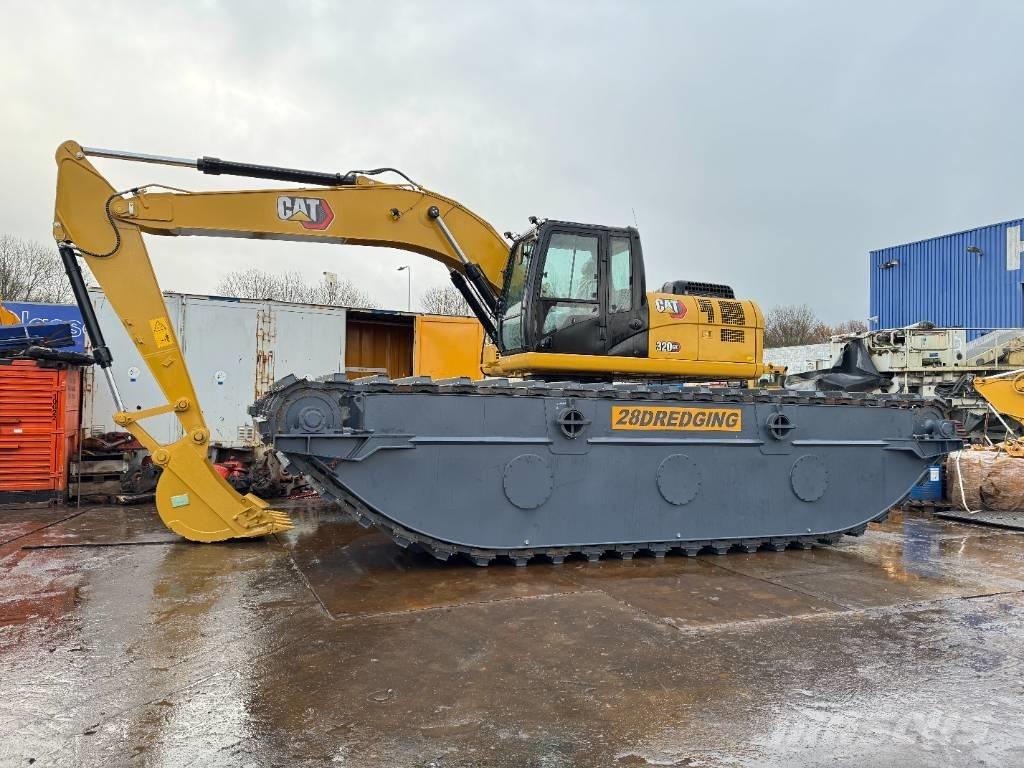 CAT 320 swampbuggy amphibious bigfloat Amfibiegravemaskine
