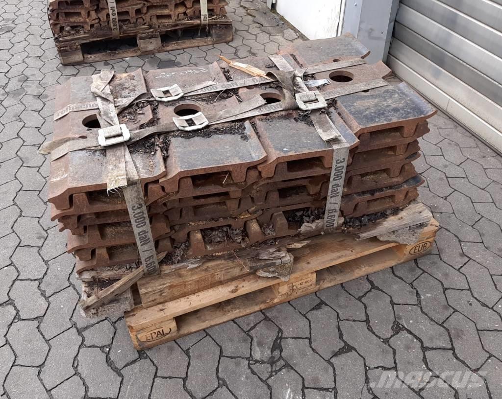 Hitachi Bodenplatten 650mm, Zweisteg Bånd, kæder og understel