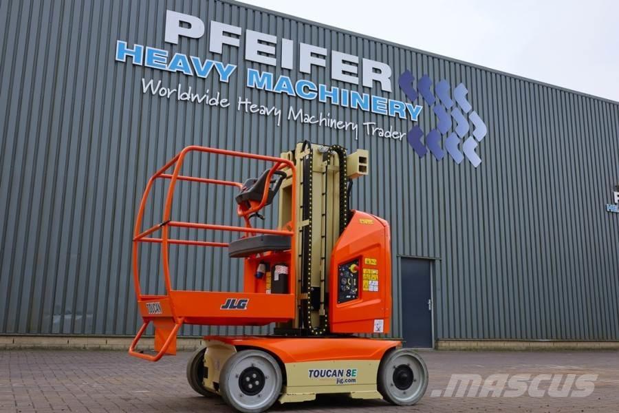 JLG TOUCAN 8E A Electric, 8.2m Working Height, 2.65m R Bomlifte med knækarm