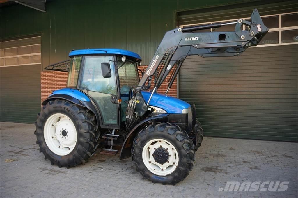 New Holland TD80d mit Quicke Frontlader Traktorer