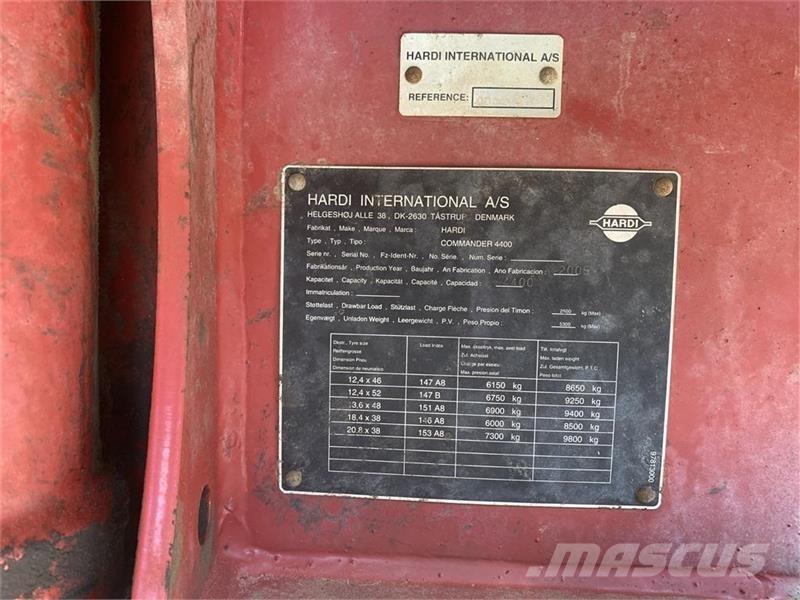 Hardi Commander 4400 twin force 24 mtr HAZ - safe-Trac Trailersprøjter