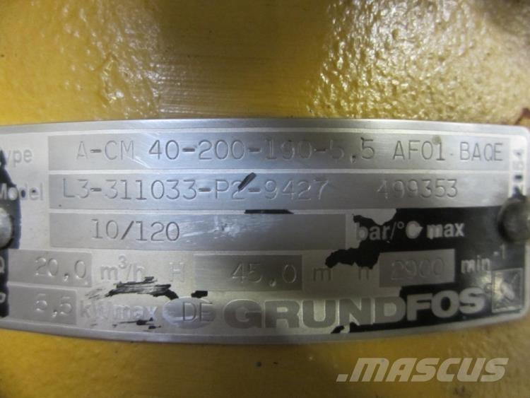 Grundfos pumpe Type 40-200-190 Vandpumper