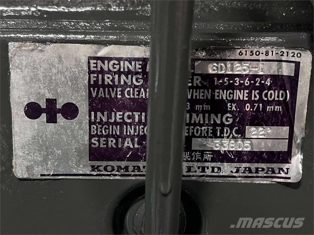 Komatsu 6D125-1 motor ex. Komatsu D65P-8 #45916 Motorer