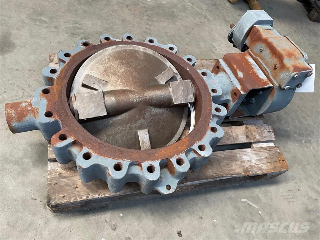 Skydeventil ø600mm - SERCK CLOCON type MHF/S5 Andet tilbehør