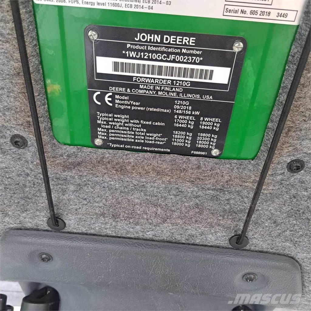 John Deere 1210G Udkørselsmaskiner