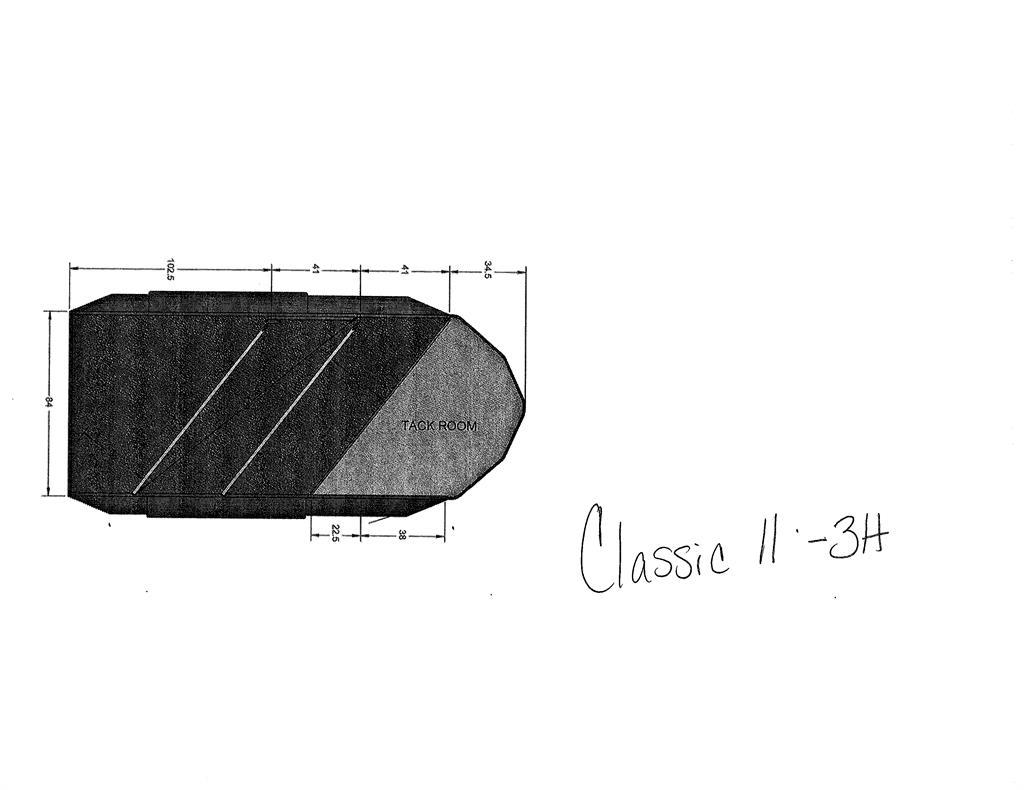 Trails West CLASSIC II-3H Anhænger til dyretransport