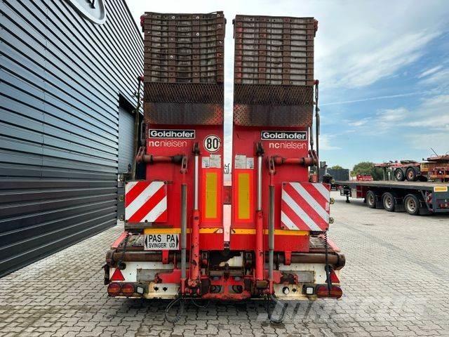 Goldhofer Tieflader /ausziehbar / Rampen Semi-trailer blokvogn