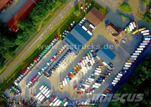 Krone SD Pritsche + Plane Edscha-Verdeck Semi-trailer med Gardinsider