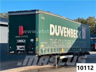 Krone SD Pritsche + Plane Edscha-Verdeck Semi-trailer med Gardinsider