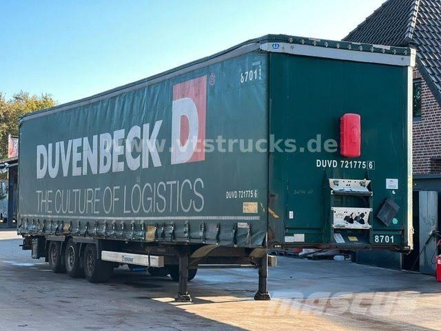 Krone SD Pritsche + Plane Edscha-Verdeck Semi-trailer med Gardinsider