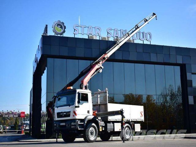 MAN TGM 18.340 4x4 PALFINGER PK 18002 CRANE WINCH Lastbil med kran