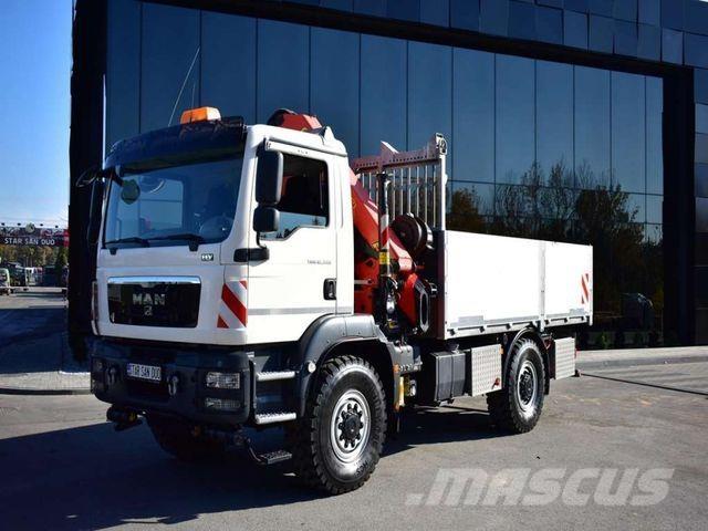 MAN TGM 18.340 4x4 PALFINGER PK 18002 CRANE WINCH Lastbil med kran