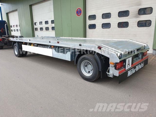 Müller-Mitteltal TRA-Kombi 18,0 Abroll Absetz Tieflader vz sofort Chassis anhængere