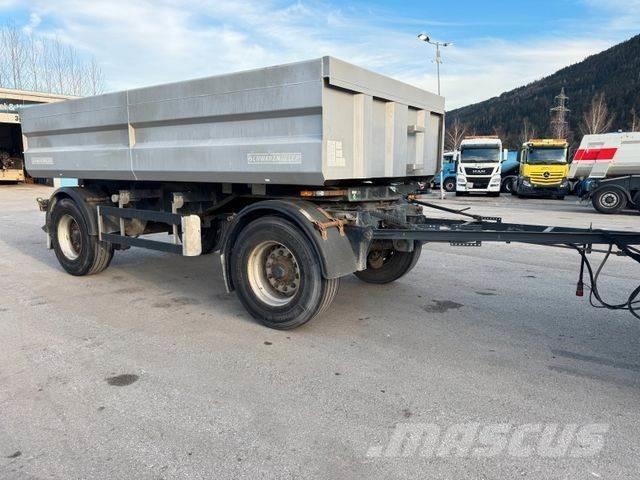 Schwarzmüller HK 2E 2 Achs Linkskipper 14590Kg Nutzlast Anhænger med tip