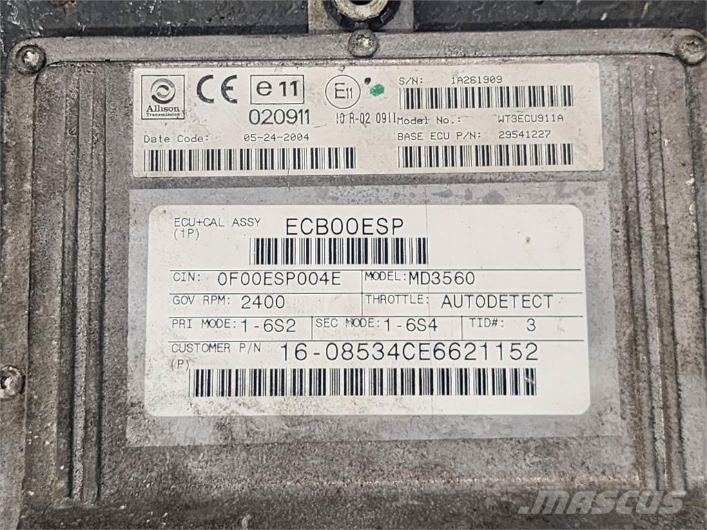 Allison MD3060 Elektronik