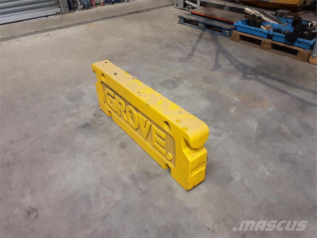 Grove GMK 4075 counterweight 0,5 ton Krandele og udstyr
