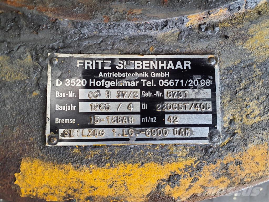 Krupp 35 GMT hoisting gear Krandele og udstyr