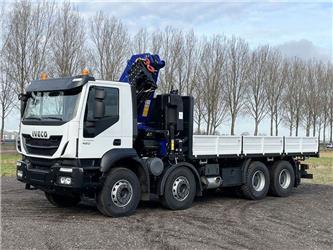 Iveco Trakker 410T42 AT Flatbed with Crane (2 units)