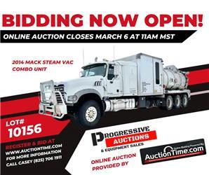 Mack Combo Vac Up For ONLINE Auction Bid Now