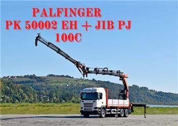 Scania G 490* PK 50002 EH + JIB PJ100C + FUNK /6x4