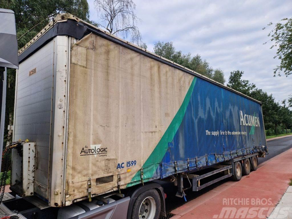 Schmitz Cargobull SCS 27 Semi-trailer med Gardinsider