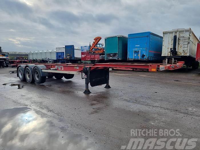 Desot 3 AXLE LIGHT WEIGHT 40 FT CONTAINER CHASSIS BPW DR Semi-trailer med containerramme