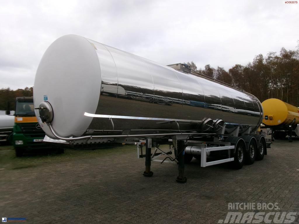 Maisonneuve Food tank inox 30 m3 / 1 comp Semi-trailer med Tank